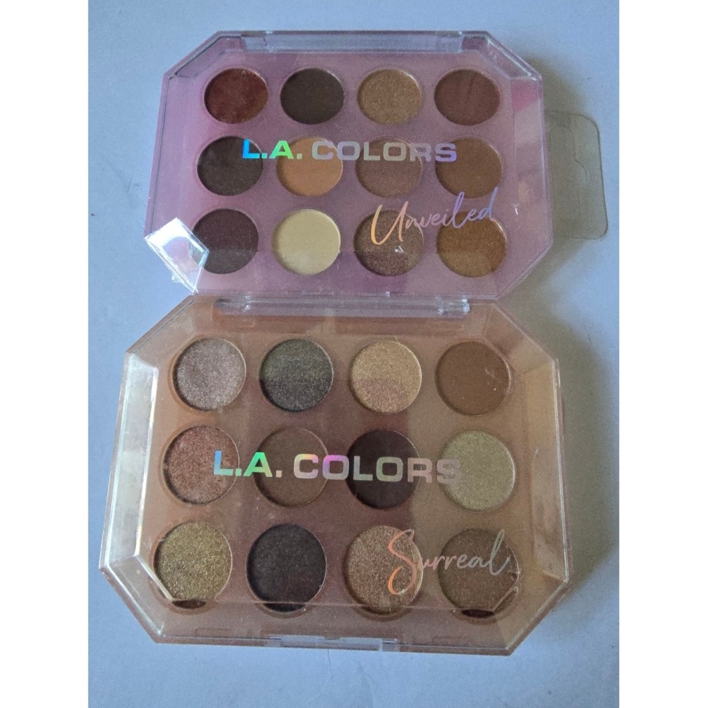 LA Colors 24 Color‎ Eyeshadow Palette Unveiled & Surreal Makeup Set